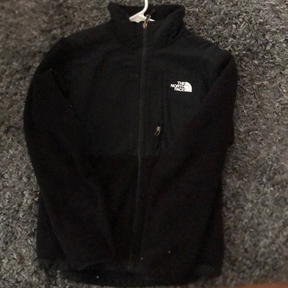 Black North face zip up